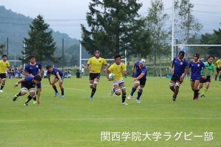 2016/8/26  【菅平合宿】vs拓殖大学C