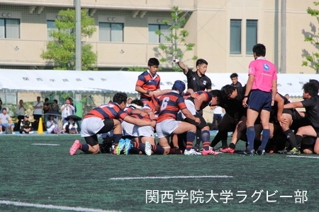 2017/05/05 vs天理大学A【関西学院ラグビーカーニバル】